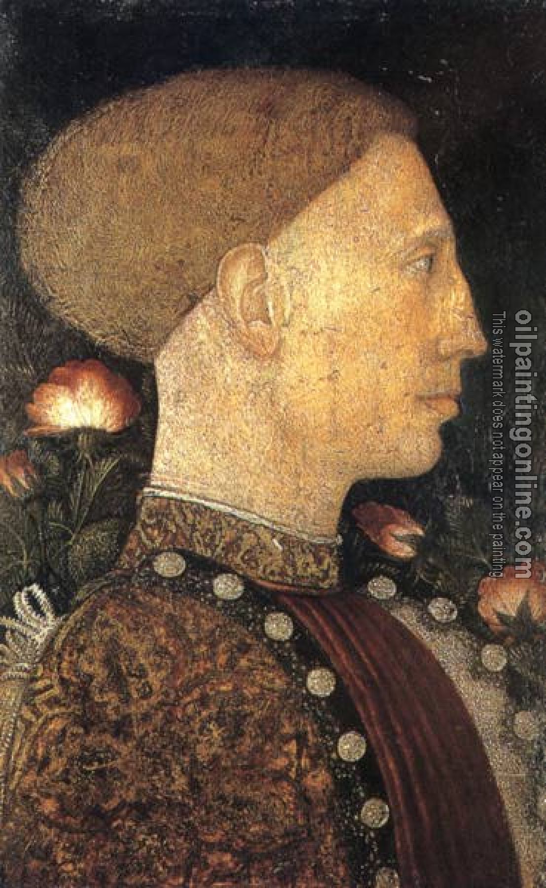 Pisanello - Portrait of Leonello d'Este